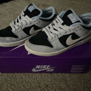 Nike SB Black and White Skate Shoes